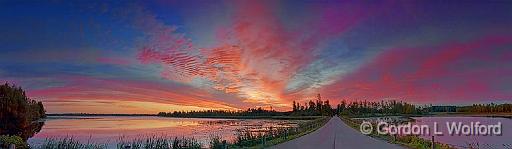 Irish Creek Sunrise Panorama_20882-7.jpg - Photographed near Jasper, Ontario, Canada.